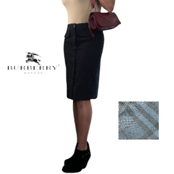 Burberry Dresses & Skirts - 💥Rare Burberry Wool Plaid/Nova Check Skirt